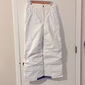 Kids 14/16 white snow pants
